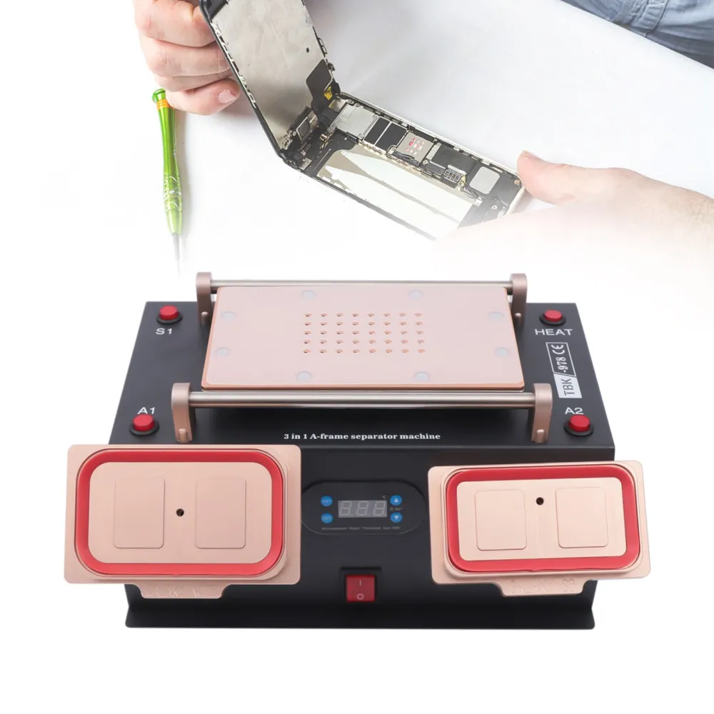 LCD Separator Screen Repair Machine with Build-in Vacuum Pump for Mobile Phone/US Plug Screen Separator