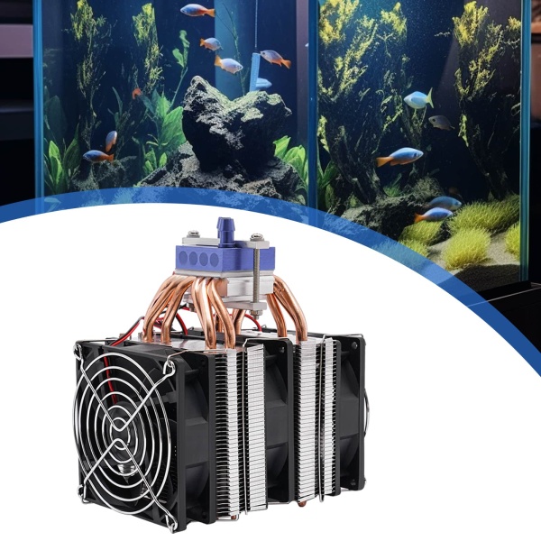 Semiconductor Cooler For Fish Tank - 12V DC Thermoelectric Water Chiller, 120W For 30L / 180W For 40L Aquariums
