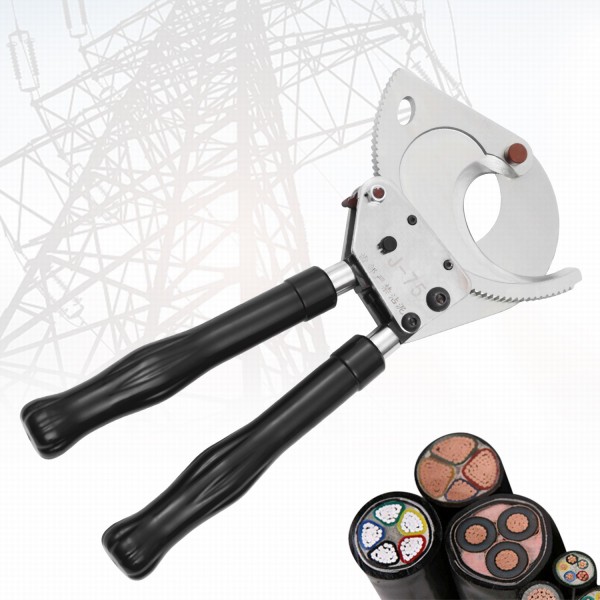 Ratchet Cable Cutter Ratcheting Cutter Heavy Duty Wire Cutter Tool Cut up to Φ75mm for Copper Aluminum Core Armored Cable (J75) Ratchet Cable Cutter Ratcheting Cutter Heavy Duty Wire Cutter Tool Cut up to Φ75mm for Copper Aluminum Core Armored Cable (J75)