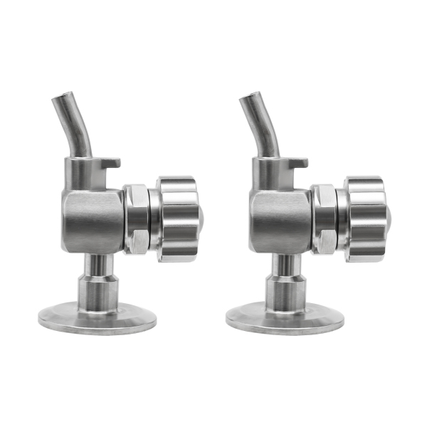 1.5"304 Stainless Steel Beer Sampling Valve, Beer Sampling Valve Chuck 150P Pressure Silver