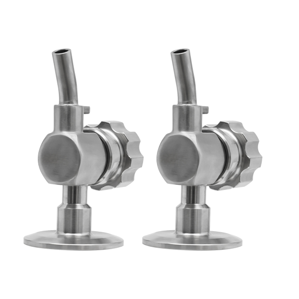 1.5"304 Stainless Steel Beer Sampling Valve, Beer Sampling Valve Chuck 150P Pressure Silver