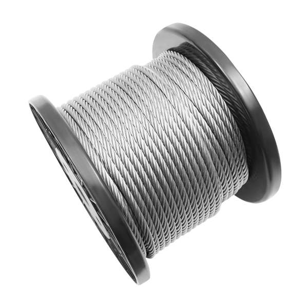 7*19 150ft Deck Railing Cable Stainless Steel Wire Rope Braided Stainless Steel Cable with Gloves