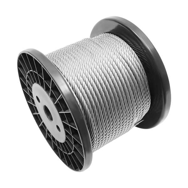 7*19 150ft Deck Railing Cable Stainless Steel Wire Rope Braided Stainless Steel Cable with Gloves