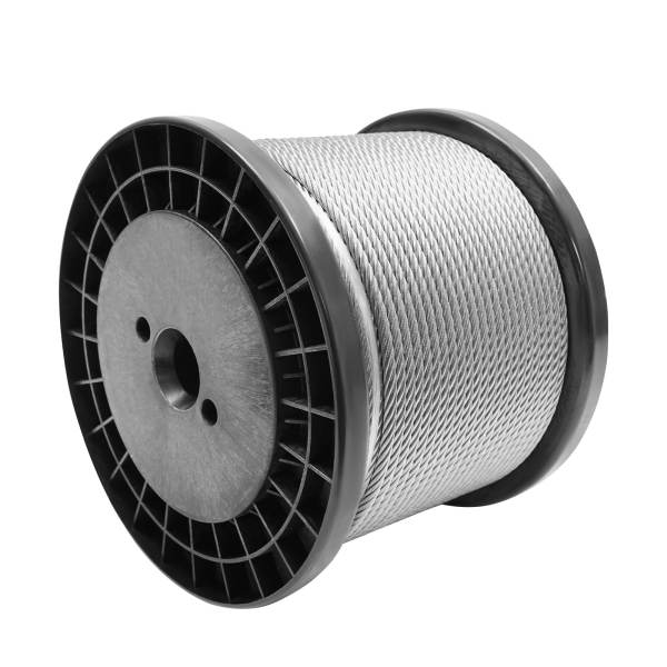 7*19 200ft Deck Railing Cable Stainless Steel Wire Rope Braided Stainless Steel Cable