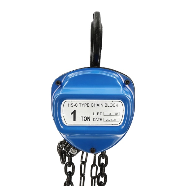 Hand Chain Hoist, Manual Chain Hoist, Heavy Duty Pulley Hoist(Blue)