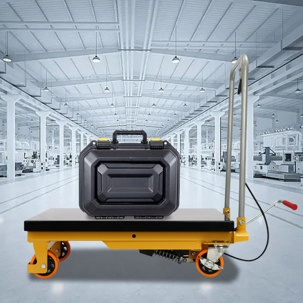 500 Lbs Hydraulic Scissor Lift Table, Single Scissor Hydraulic Lift Table, Hydraulic Lift with Locking Wheels for Material Handling and Transportation - Black 500 Lbs Hydraulic Scissor Lift Table, Single Scissor Hydraulic Lift Table, Hydraulic Lift with Locking Wheels for Material Handling and Transportation - Black
