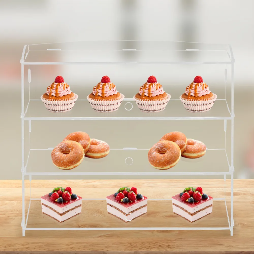 Acrylic Display Case Bakery Pastry Display Case