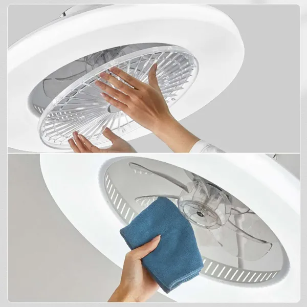22 Inch Ceiling Fan with Light-Modern Dimmable LED Acrylic Ceiling Lighting Fan with Remote Control 22 Inch Ceiling Fan with Light-Modern Dimmable LED Acrylic Ceiling Lighting Fan with Remote Control