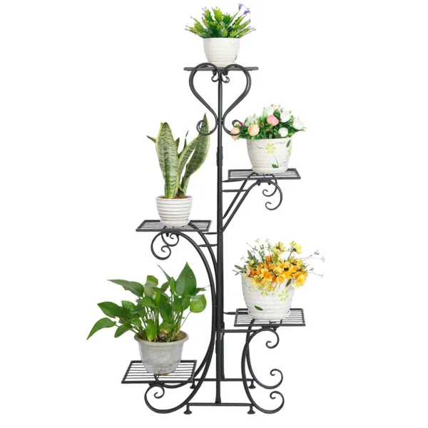19.68*9.84*41.73in 5 Tier Plant Stands Indoor Metal Plant Shelf Stand Flower Pots Holder Flower Pot Stand for Office Terrace 19.68*9.84*41.73in 5 Tier Plant Stands Indoor Metal Plant Shelf Stand Flower Pots Holder Flower Pot Stand for Office Terrace