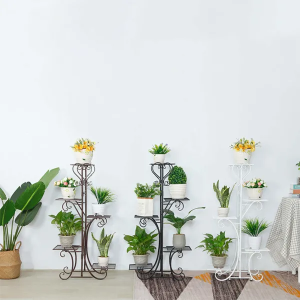 19.68*9.84*41.73in 5 Tier Plant Stands Indoor Metal Plant Shelf Stand Flower Pots Holder Flower Pot Stand for Office Terrace 19.68*9.84*41.73in 5 Tier Plant Stands Indoor Metal Plant Shelf Stand Flower Pots Holder Flower Pot Stand for Office Terrace