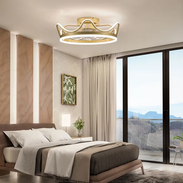 Enclosed Ceiling Fan with Lights Remote Control 23inch Flush Mount Low Profile Ceiling Fan Modern Invisible Blades Ceiling Fan Light Dimmable Enclosed Ceiling Fan with Lights Remote Control 23inch Flush Mount Low Profile Ceiling Fan Modern Invisible Blades Ceiling Fan Light Dimmable