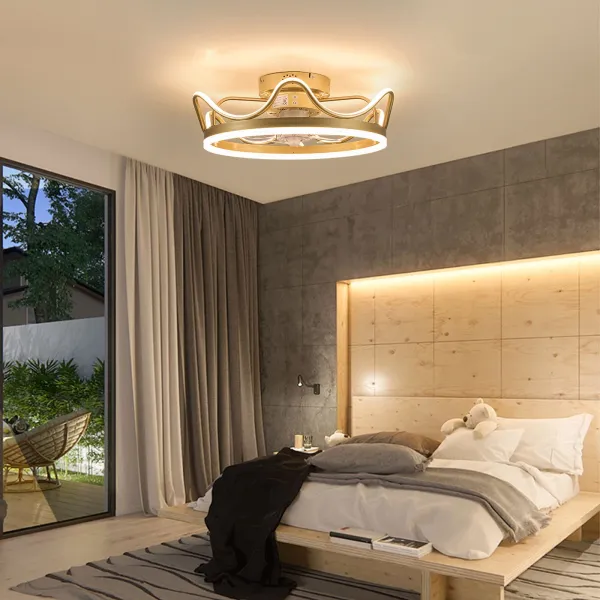 Enclosed Ceiling Fan with Lights Remote Control 23inch Flush Mount Low Profile Ceiling Fan Modern Invisible Blades Ceiling Fan Light Dimmable Enclosed Ceiling Fan with Lights Remote Control 23inch Flush Mount Low Profile Ceiling Fan Modern Invisible Blades Ceiling Fan Light Dimmable