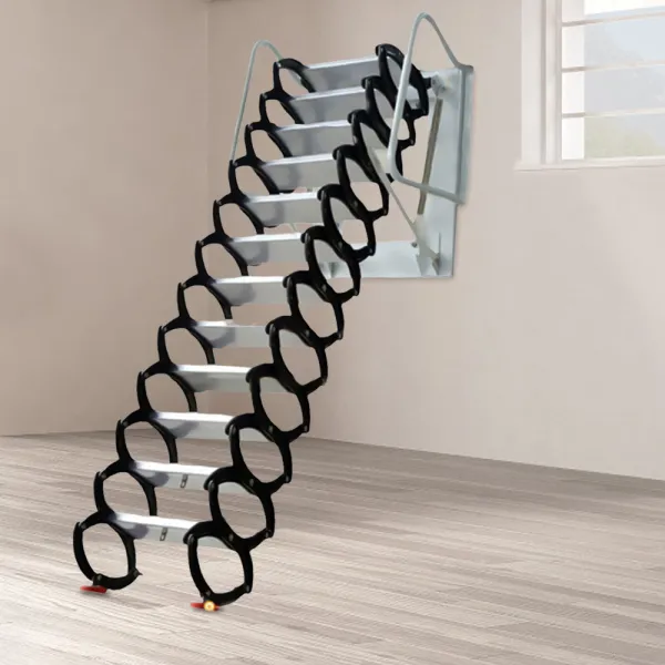 Folding Ladder Loft Stairs, Wall-mounted Attic Telescopic Metal Retractable Ladder Attic Stairs Pull Down For Attics Garages Roofs Basements Folding Ladder Loft Stairs, Wall-mounted Attic Telescopic Metal Retractable Ladder Attic Stairs Pull Down For Attics Garages Roofs Basements
