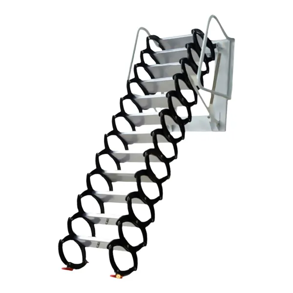 Folding Ladder Loft Stairs, Wall-mounted Attic Telescopic Metal Retractable Ladder Attic Stairs Pull Down For Attics Garages Roofs Basements Folding Ladder Loft Stairs, Wall-mounted Attic Telescopic Metal Retractable Ladder Attic Stairs Pull Down For Attics Garages Roofs Basements