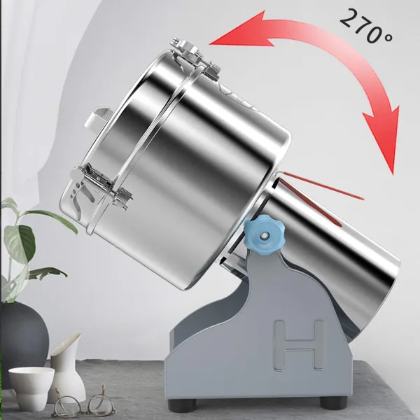 Electric Grain Mill Grain Grinder Powder Machine Flour Mill Grinder 2000g Stainless Steel for Home and Commercial Use Electric Grain Mill Grain Grinder Powder Machine Flour Mill Grinder 2000g Stainless Steel for Home and Commercial Use