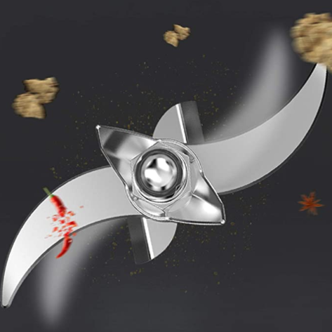 Electric Grain Mill Grain Grinder Powder Machine Flour Mill Grinder 2000g Stainless Steel for Home and Commercial Use