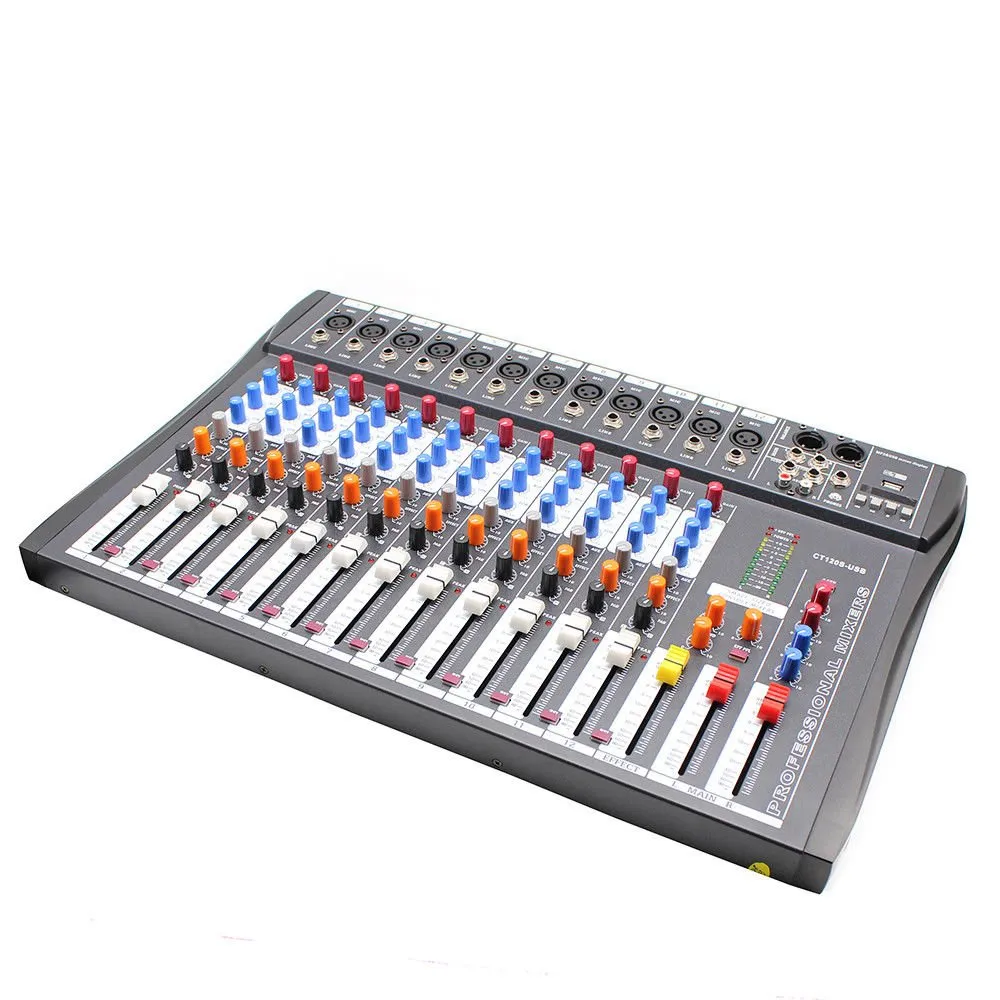 CNCEST Professional Powered Mixer-12 Channel