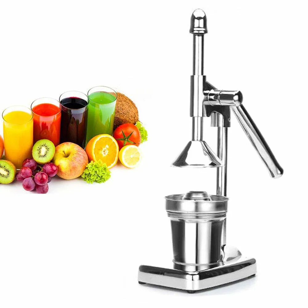 Stainless Steel Lemon Squeezer - Manual Citrus Press For Lemons, Limes & Vegetables, Heavy Duty Juicer
