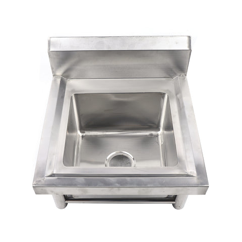 CNCEST 19.69" Commercial Stainless Steel Kitchen Utility Sink - 304 Stainless Steel Kitchen Sink, Catering Sink - Utility Sink