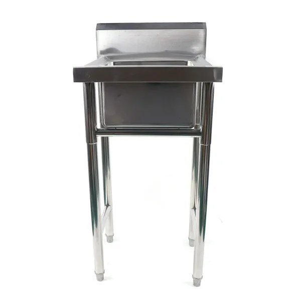 CNCEST 19.69" Commercial Stainless Steel Kitchen Utility Sink - 304 Stainless Steel Kitchen Sink, Catering Sink - Utility Sink