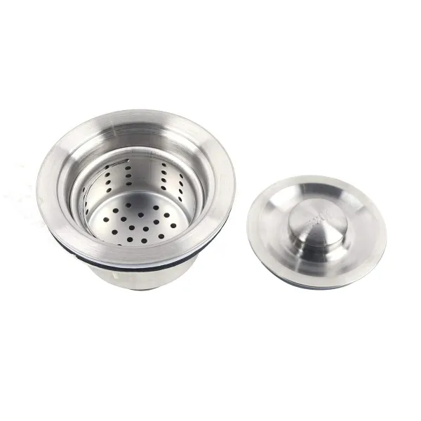 CNCEST 19.69" Commercial Stainless Steel Kitchen Utility Sink - 304 Stainless Steel Kitchen Sink, Catering Sink - Utility Sink