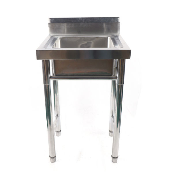 CNCEST 19.7" Stainless Steel Large Square Single Bowl Kitchen Sink