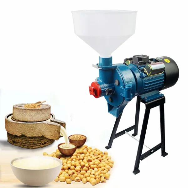 140 Grain Grinder Machine Electric Grain Mill-Wheat Grinder Animal Poultry Feed Grinder 110V