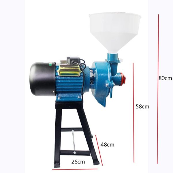 140 Grain Grinder Machine Electric Grain Mill-Wheat Grinder Animal Poultry Feed Grinder 110V