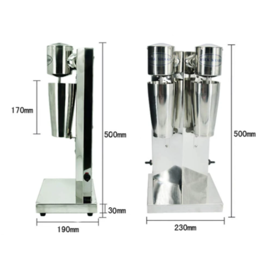 110V 180W Double Head Commercial Electric Milk Shake Machine Milkshake Maker