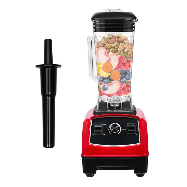 Commercial Grade Blender Mixer Heavy Duty Juicer Blender Juice Mixers Commercial Blender 2L (Red)