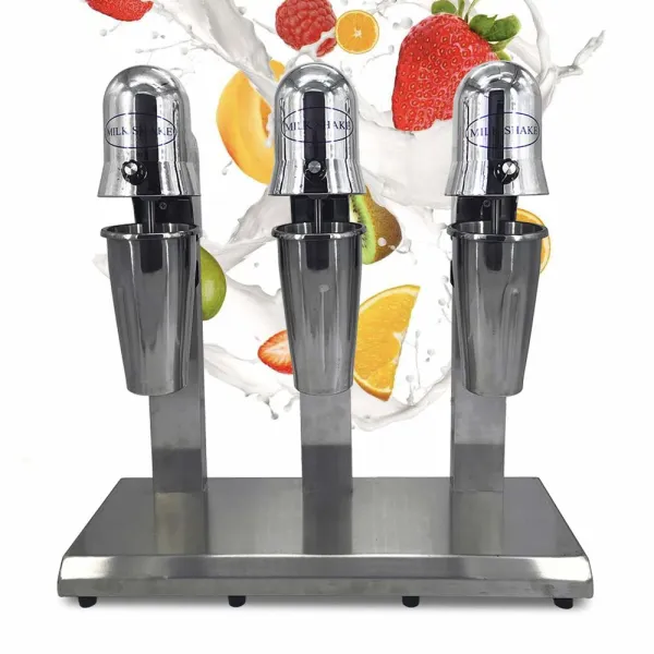 3 Head Drink Mixer Commercial Milk shaking Machine Stainless Steel 110V 18000RMP