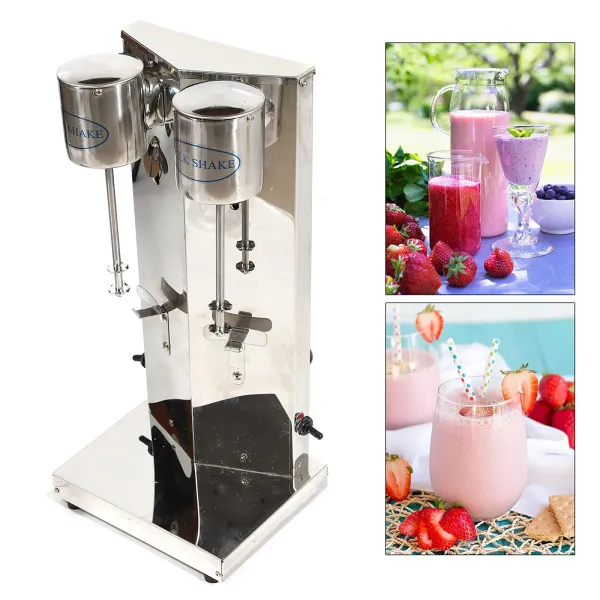 110V 180W 650ML Commercial Electric Double Head Milk shaker Maker