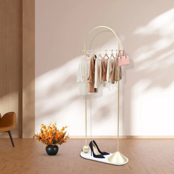 Gold Clothing Rack, Small Clothing Rack Heavy Duty