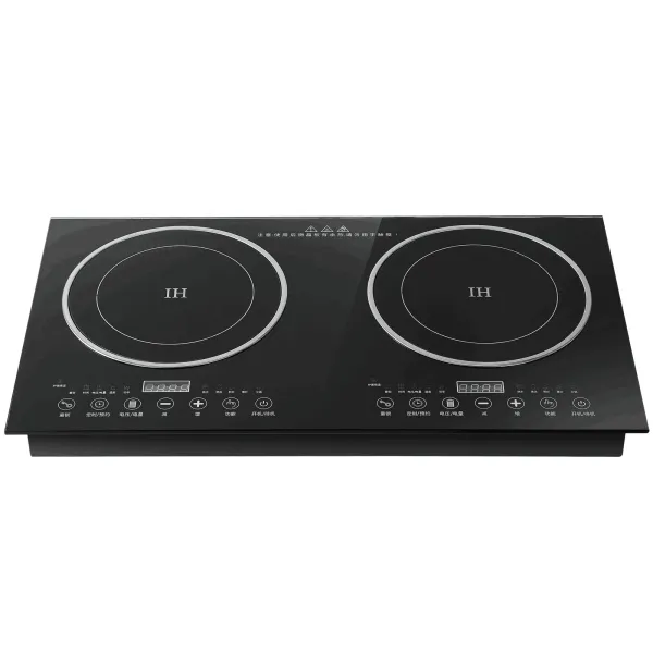 68*38*7.6cm 1200W+1400W Induction Cooker + Ceramic Cooker Electric Double Induction Cooktop 110V LCD Display Induction Hot Plate