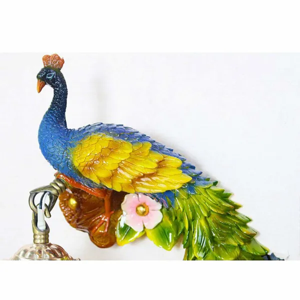 Crystal Wall Lights,Modern Crystal Colour Peacock Wall Lamp Resin Lighting Fixture Crystal Wall Lights,Modern Crystal Colour Peacock Wall Lamp Resin Lighting Fixture
