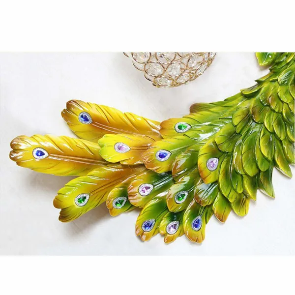 Crystal Wall Lights,Modern Crystal Colour Peacock Wall Lamp Resin Lighting Fixture Crystal Wall Lights,Modern Crystal Colour Peacock Wall Lamp Resin Lighting Fixture