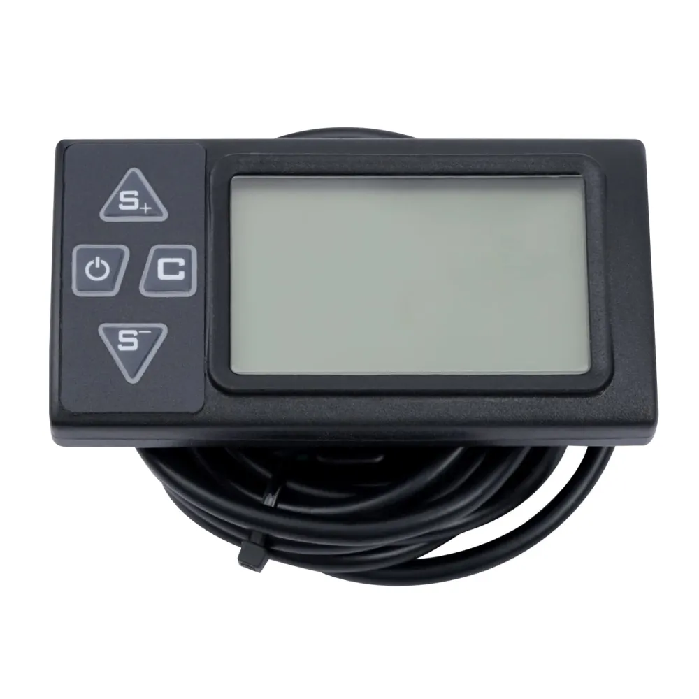 CNCEST Electric Bike Conversion Kit 26" Bicycle BLDC Controller with LCD Display Controller PAS Brake Lever