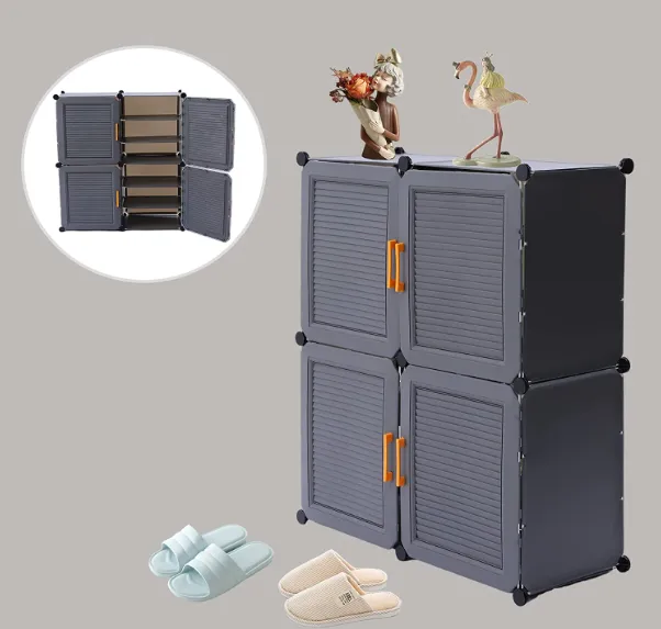 Portable Shoe Rack, 6 Tier Shoe Storage Cabinet 24 Pair DIY Shoe Storage Shelf Organizer Portable Shoe Rack, 6 Tier Shoe Storage Cabinet 24 Pair DIY Shoe Storage Shelf Organizer
