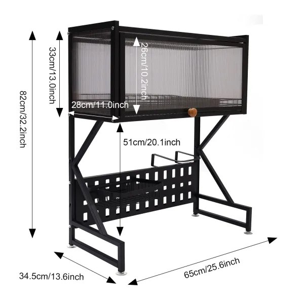 Dish Drying Rack Over The Sink Shelf 2 Tier Large Dish Rack Over Sink Metal Kitchen Storage Shelf Counter Organization (Black, 25.6x13.6x32.2 Inch) Dish Drying Rack Over The Sink Shelf 2 Tier Large Dish Rack Over Sink Metal Kitchen Storage Shelf Counter Organization (Black, 25.6x13.6x32.2 Inch)