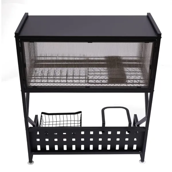 Dish Drying Rack Over The Sink Shelf 2 Tier Large Dish Rack Over Sink Metal Kitchen Storage Shelf Counter Organization (Black, 25.6x13.6x32.2 Inch) Dish Drying Rack Over The Sink Shelf 2 Tier Large Dish Rack Over Sink Metal Kitchen Storage Shelf Counter Organization (Black, 25.6x13.6x32.2 Inch)