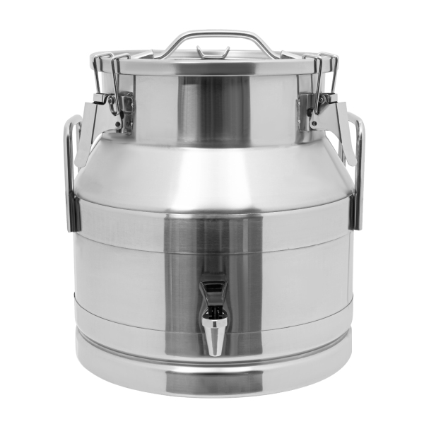 201 Stainless Steel 20 Liter Milk Can, Milk Bucket Wine Pail Bucket with Spigot 5.28 Gallon Milk Can Tote Jug
