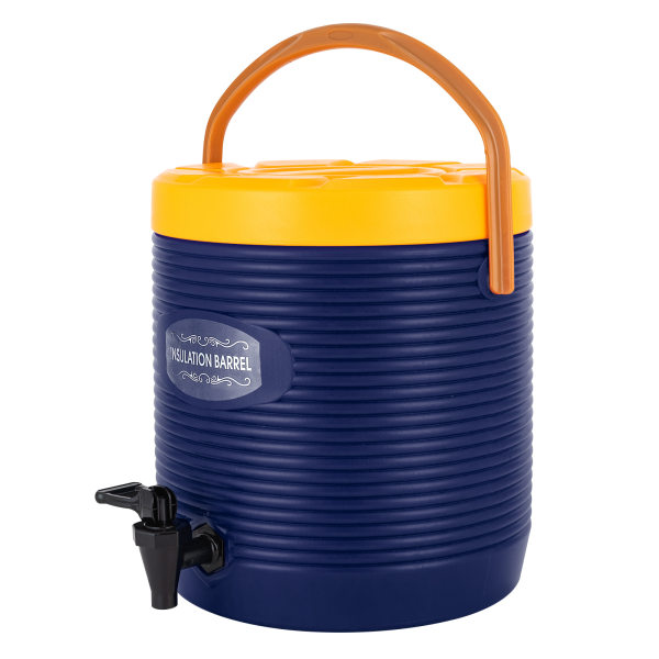 Blue Portable Insulated Beverage Dispenser Hot and Cold Drink Dispenser  Insulated Container with Faucet 13L