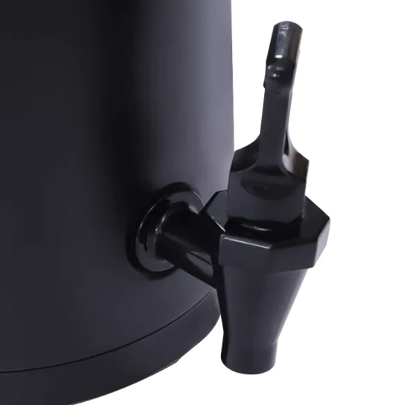 Stainless Steel Insulated Beverage Coffee Dispenser Cold And Hot Drink Dispenser Black