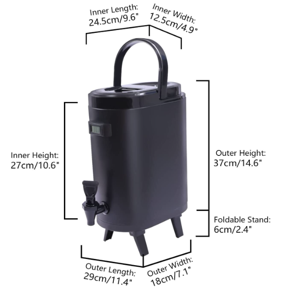Stainless Steel Insulated Beverage Coffee Dispenser