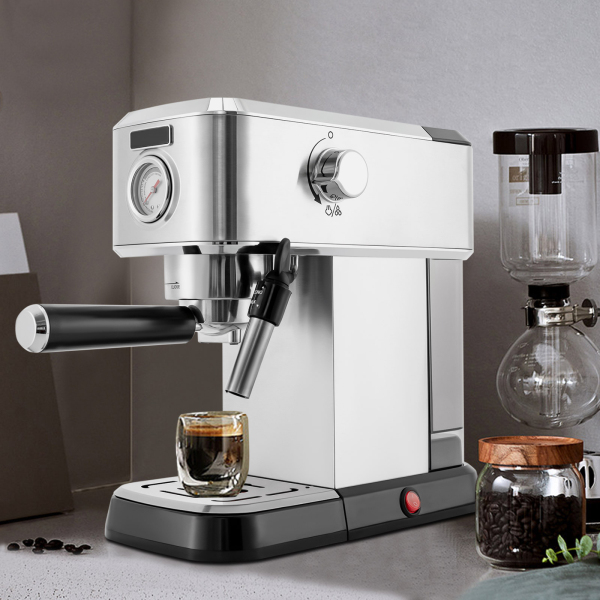 Espresso Coffee Machine, Expresso Machines with Steamer, Cappuccino Machine, Upgraded 15 Bar Espresso Machine Maker with Milk Frother