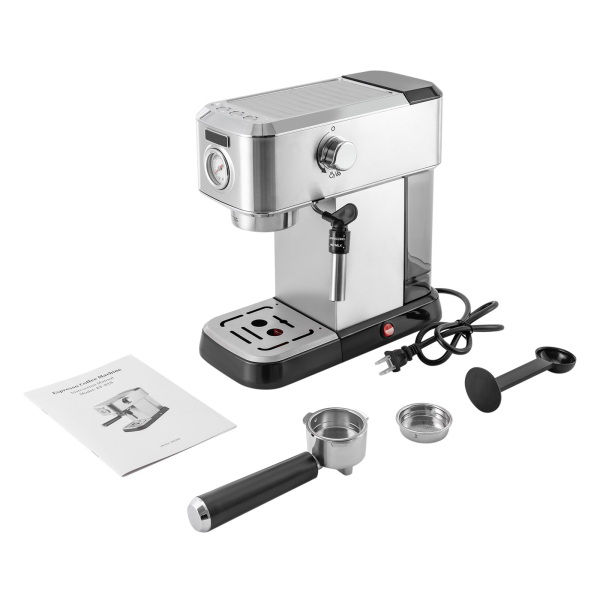 Espresso Coffee Machine, Expresso Machines with Steamer, Cappuccino Machine, Upgraded 15 Bar Espresso Machine Maker with Milk Frother