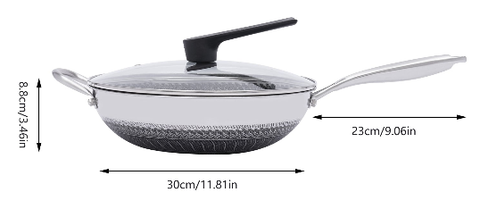 Stainless Steel Woks & Stir-fry Pans