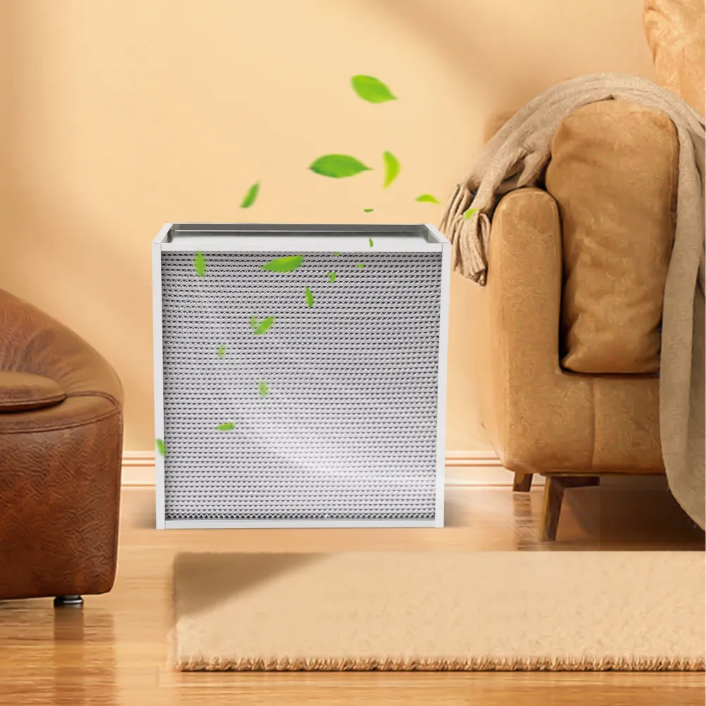 HEPA Replacement Filter, 24''x24''x11.5'' AC Filter, True HEPA Pleated Air Filter Replacement with Galvanized Frame