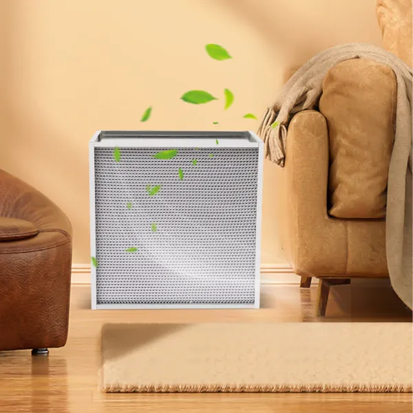 HEPA Replacement Filter, 24''x24''x11.5'' AC Filter, True HEPA Pleated Air Filter Replacement with Galvanized Frame