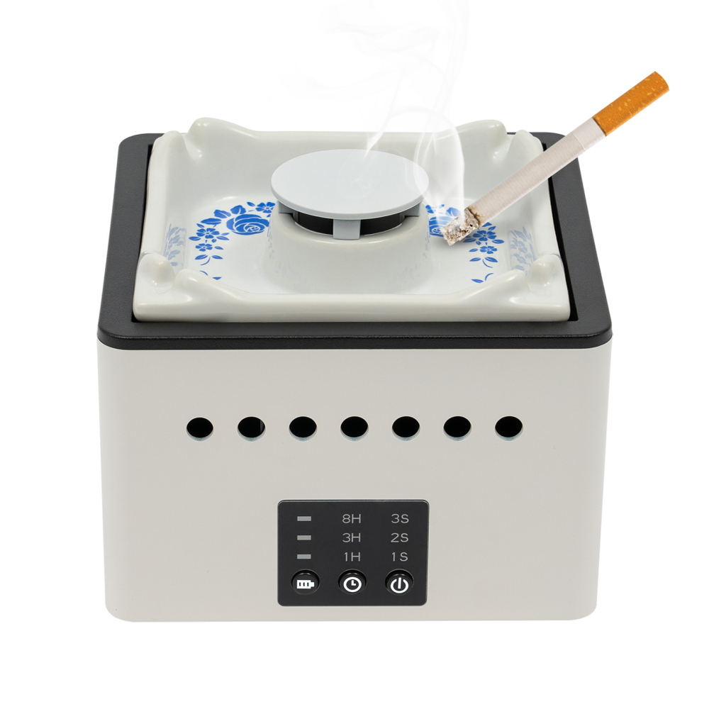 smoke extractor for cigarettes Ashtray Air Purifier, Multifunctional Smokeless Ashtray for Cigarette Smoker,  2-in-1 Multifunctional Smokeless Ashtray Air